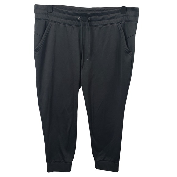 Adidas Women's Joggers Sweatpants Training Workout Athletic Black Size L / B61 - Picture 1 of 7